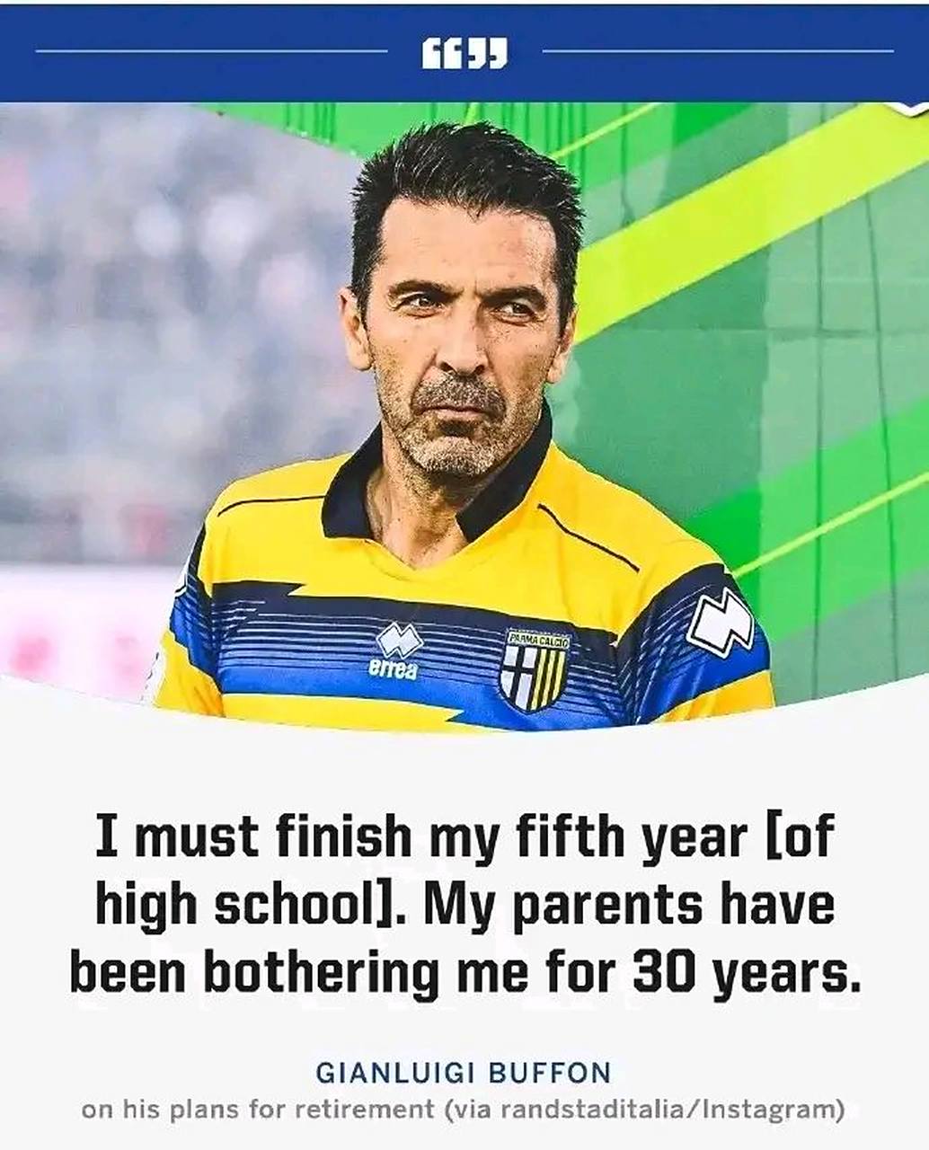 意甲球队一位老将宣布退役消息 意甲球队一位老将宣布退役消息